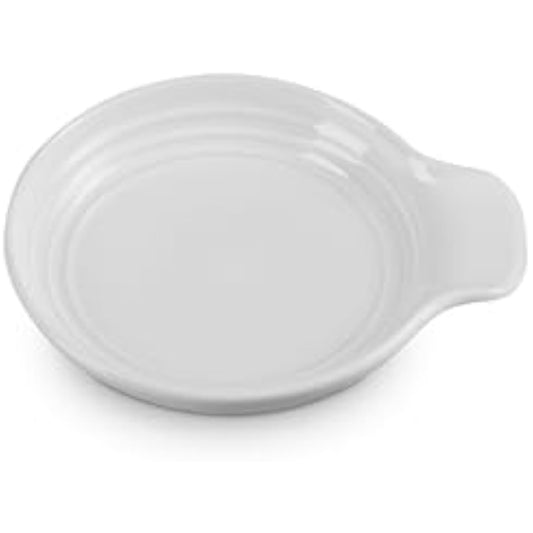 Le Creuset Signature Stoneware Spoon Rest, 6 Inches, White