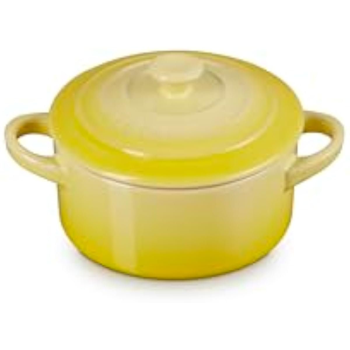 Le Creuset Stoneware Mini Round Cocotte, 8 oz., Soleil