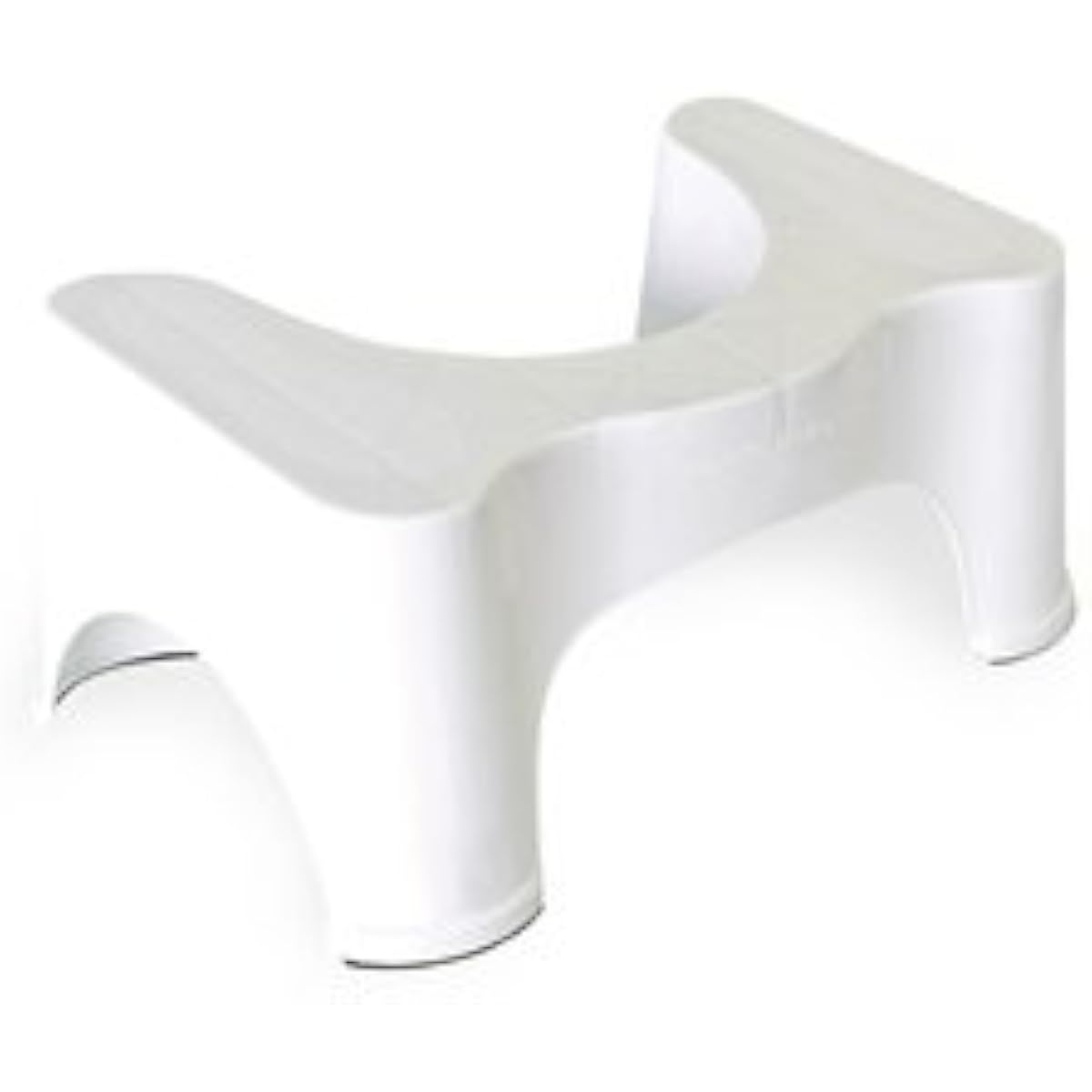 Squatty Potty Simple Curve Bathroom Toilet Stool 7" White