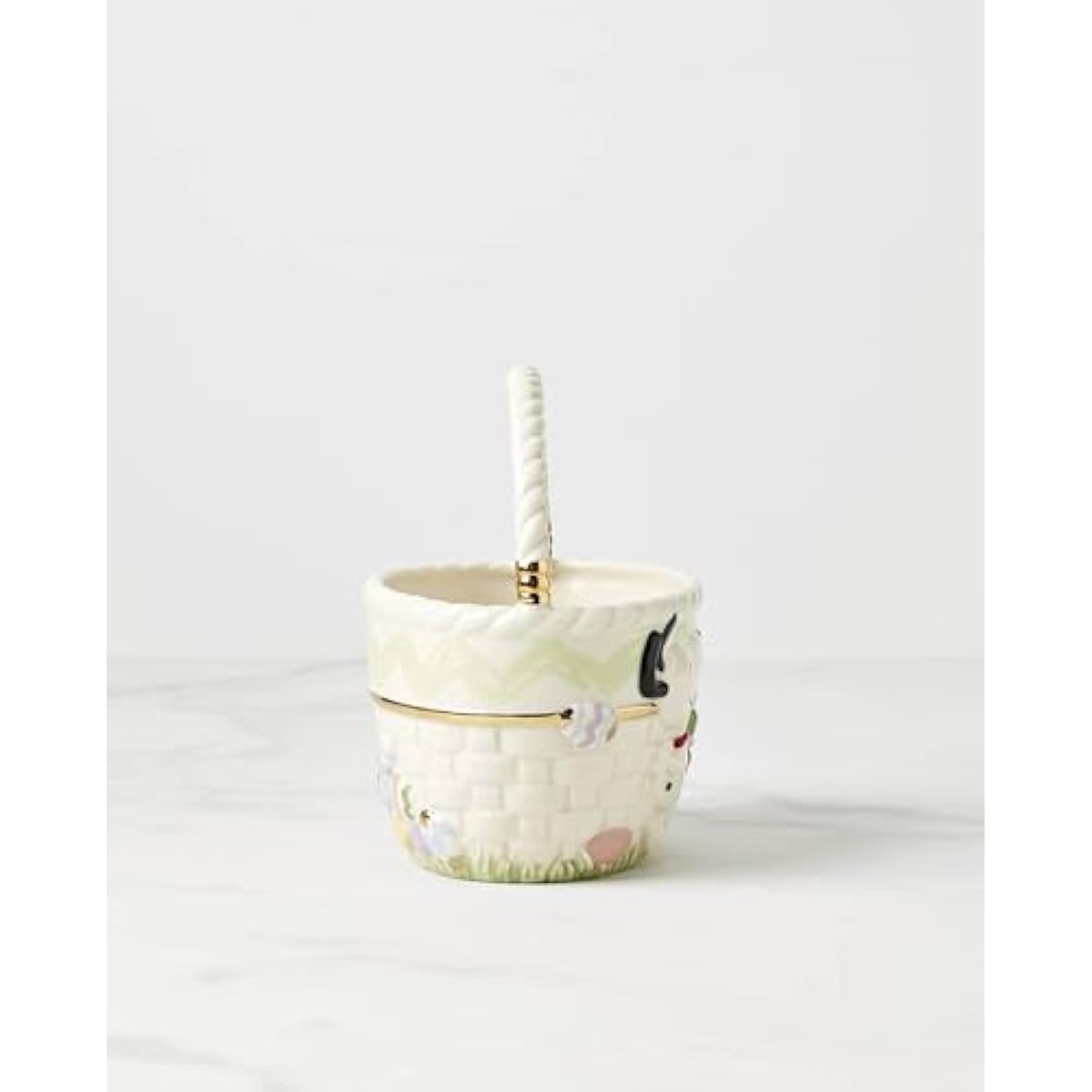 Lenox 895686 Peanuts Easter Snoopy & Woodstock Basket, Spring Home Decor