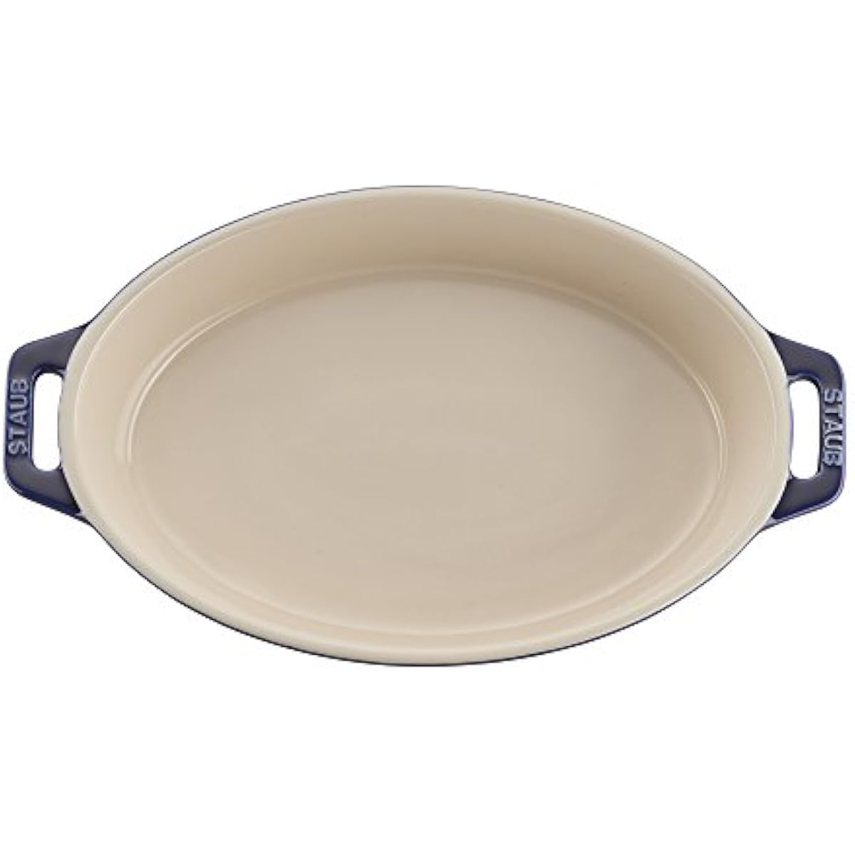 STAUB Ceramic Oval Baking Dish Set, 2-piece, Dark Blue