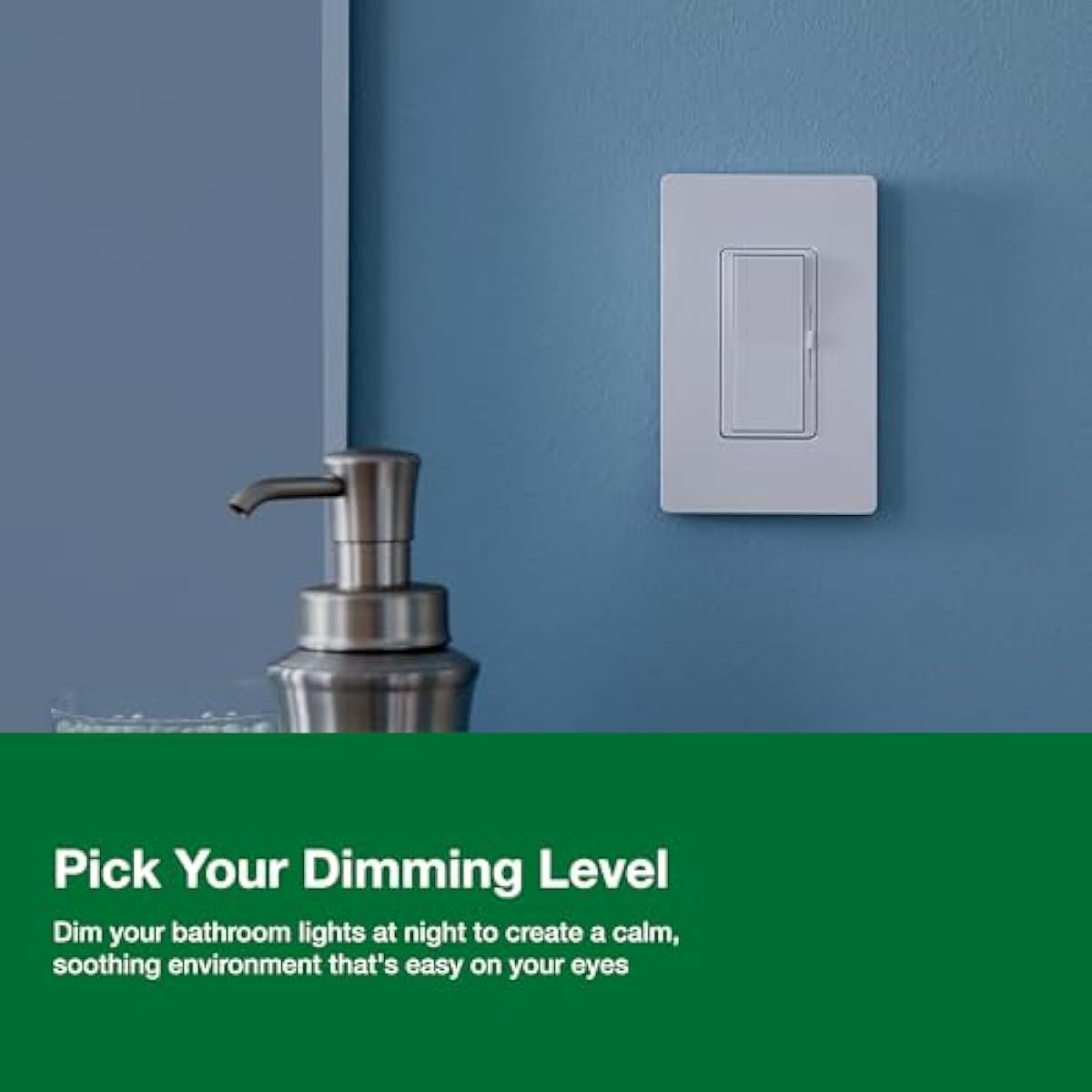 Lutron Diva LED+ Dimmer Light Switch for Dimmable LED, Halogen, and Incandescent Bulbs, 150 Watt, Single-Pole or 3-Way, DVCL-153P-WH, White