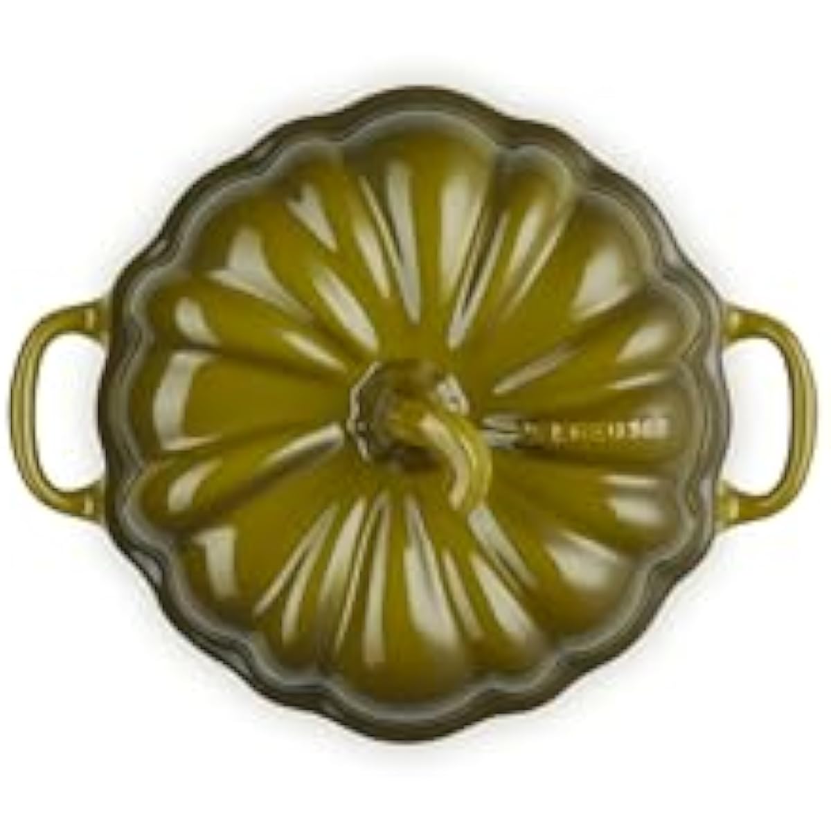 Le Creuset Stoneware Pumpkin Mini Cocotte, 12 oz., Olive