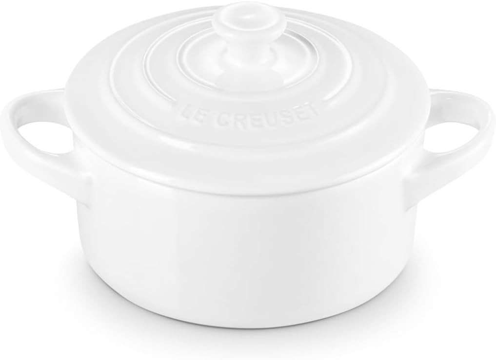 Le Creuset Stoneware Mini Round Cocotte, 8 oz., Soleil