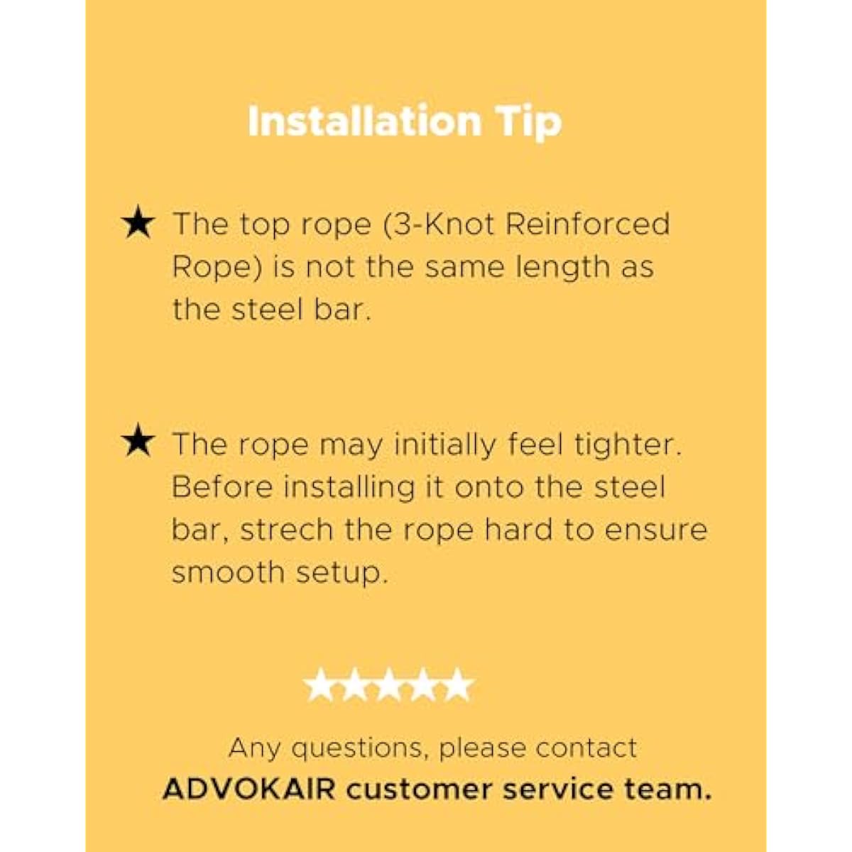 ADVOKAIR Hammock Chair Swing, Heavy-Duty Hanging Rope Swing Seat Supports 500 Lbs, Ideal for Outdoor Patio, Backyard, Porch, Deck & Indoor Bedroom Use