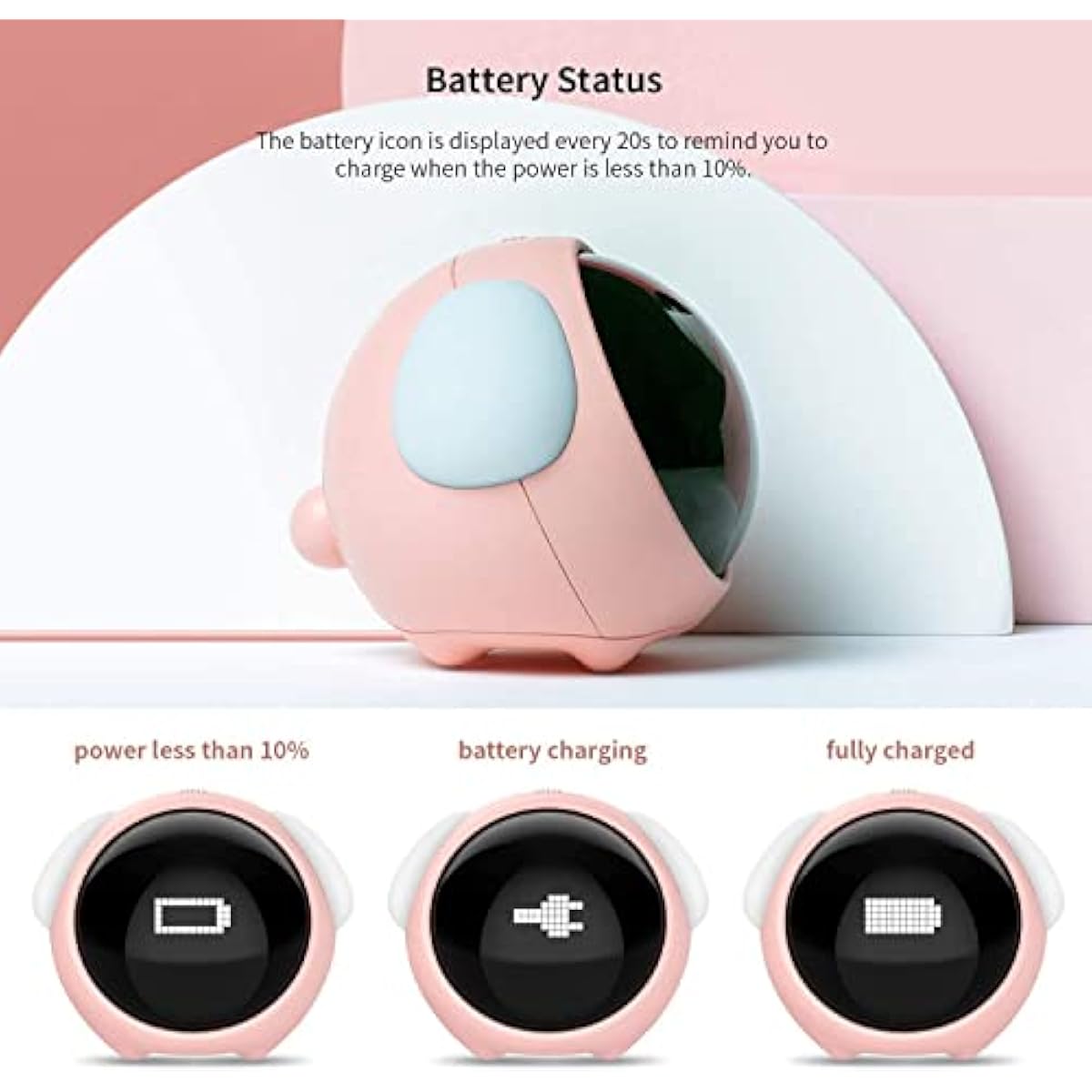 Kids Alarm Clock, Dual Alarm Setting, Adjustable Brightness Night Light, Voice-Activated,Temperature Detection, Wake-up Alarm Clock, Toy and Gift for Toddler, Children, Students, Boys&Girls