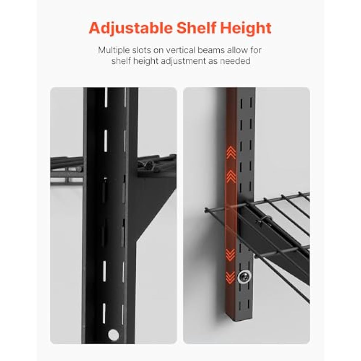 VEVOR 3-Tier Heavy Duty Wall Garage Shelving, 1 x 3 ft Steel Wall Mounted Shelving Unit, 11 x 36 Inch Per Shelf Floating Storage Metal Rack for Garage with 450 lbs Total Weight Capacity, Black