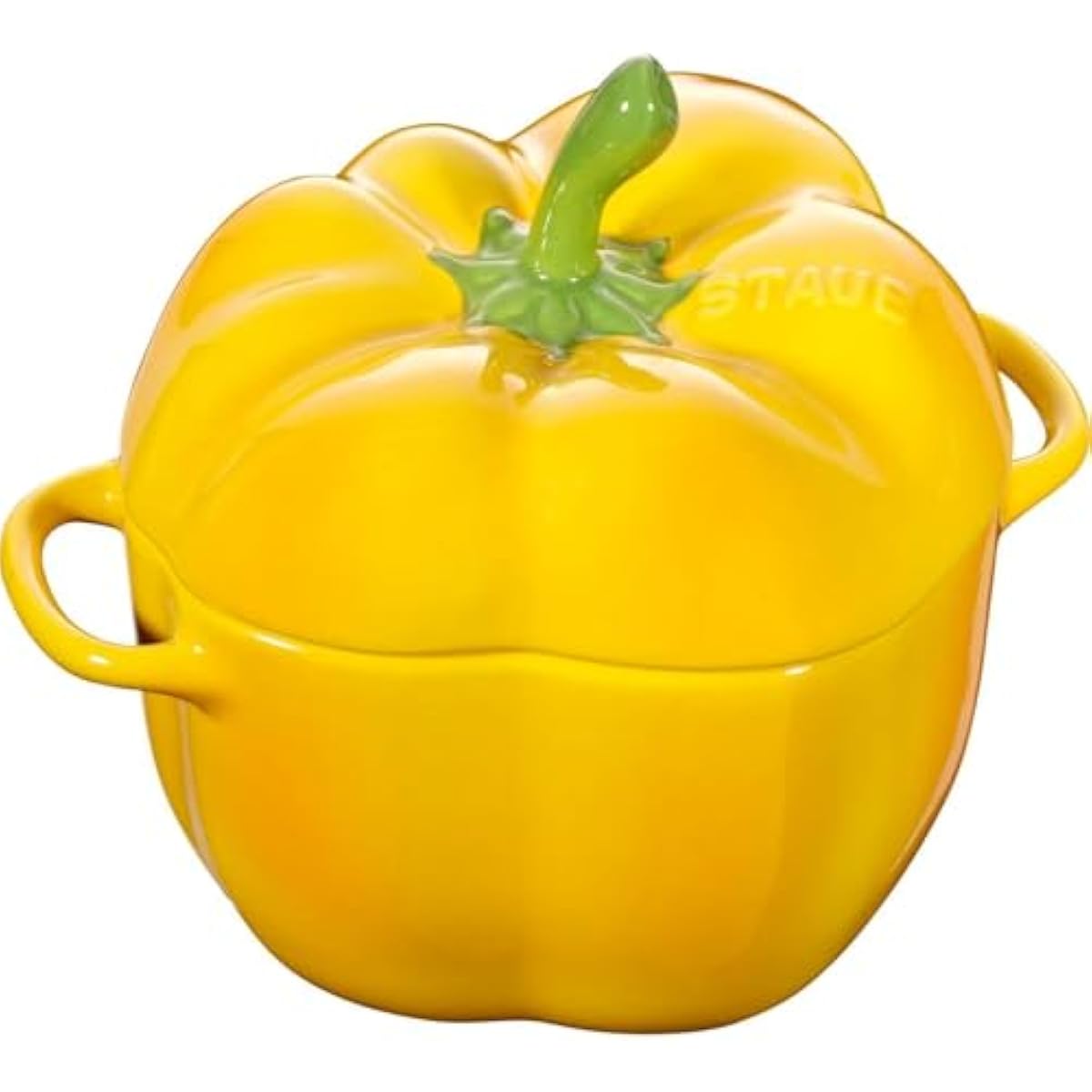 STAUB Zwilling Ceramic by Paprika Cocotte Yellow Ceramic Height 10.7 cm x Width 15.1 cm Volume 0.47 L
