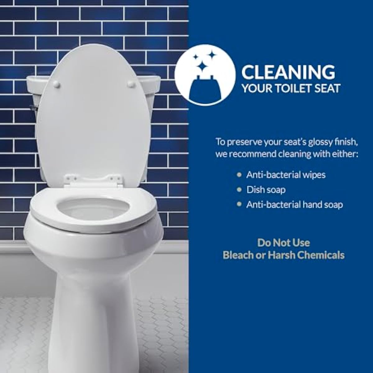 Bemis 1500EC 390 Lift-Off Wood Elongated Toilet Seat, Cotton White (Pack of 1)