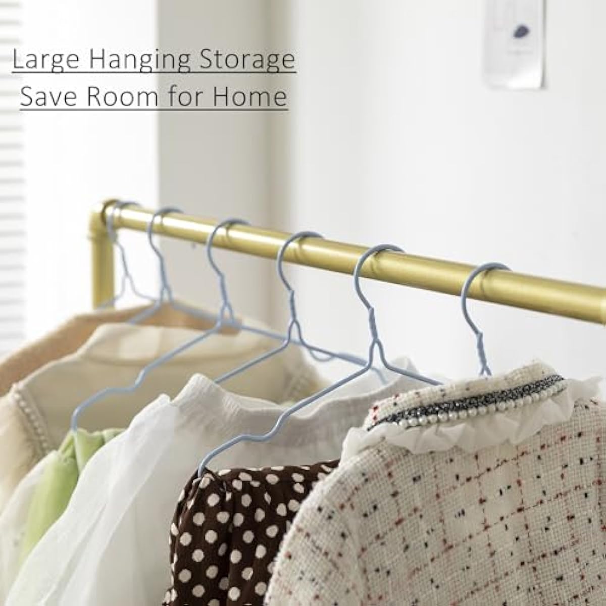 Kids Pipes Dress up Racks, Kids Clothing Racks, Child Garment Racks, Hanging Clothes Rod Storage Shelf Organizers Shelves Shelving, Gold Metal