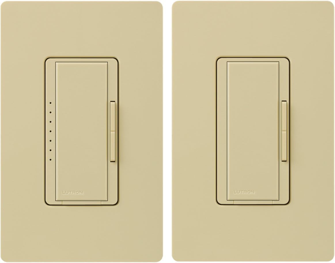 Lutron Maestro Dimmer Switch LED+ Digital Dimmer Kit for Dimmable LED, Halogen, and Incandescent Bulbs, 150-Watt, Multi-Location, MACL-153M-RHW-WH, White