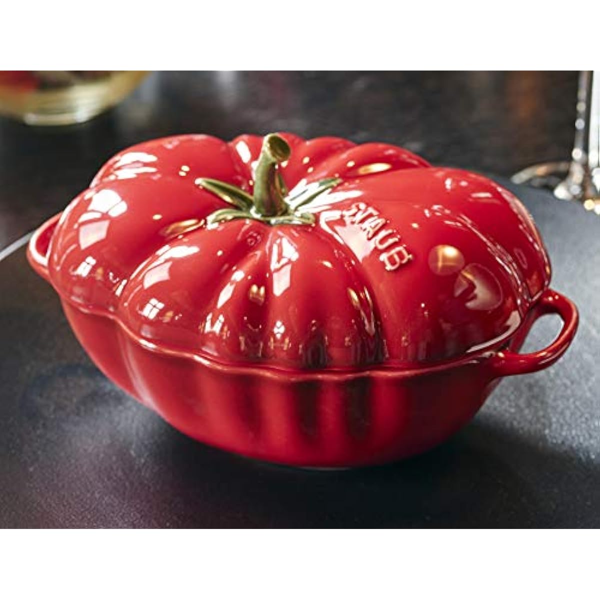 Staub Tomato Casserole 40511-855-0 Enamelled Surface Ceramic