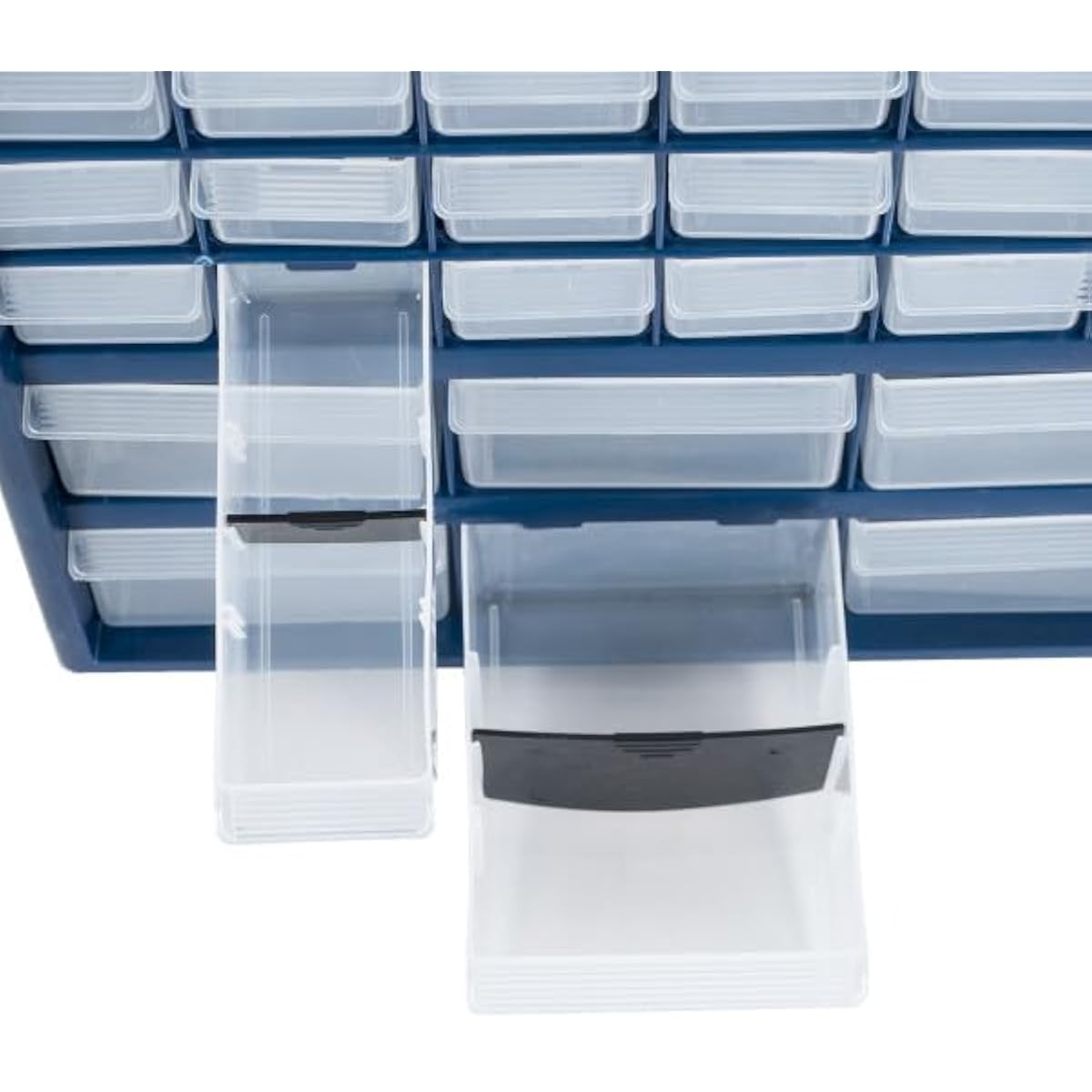Plastic Storage Drawers – 42 Compartment Organizer – Desktop or Wall Mount Container for Hardware, Parts, Crafts, Beads, or Tools by Stalwart, 10 Targets