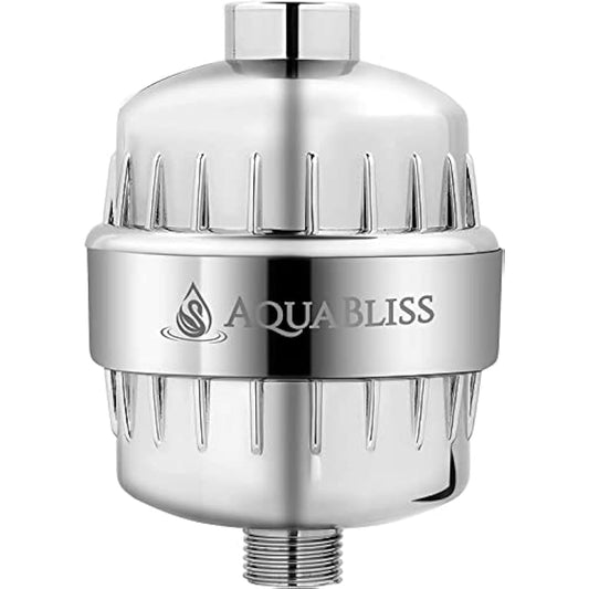 AquaBliss High Output Revitalizing Shower Filter - Reduces Dry Itchy Skin, Dandruff, Eczema, and Dramatically Improves The Condition of Your Skin, Hair and Nails - Chrome (SF100)
