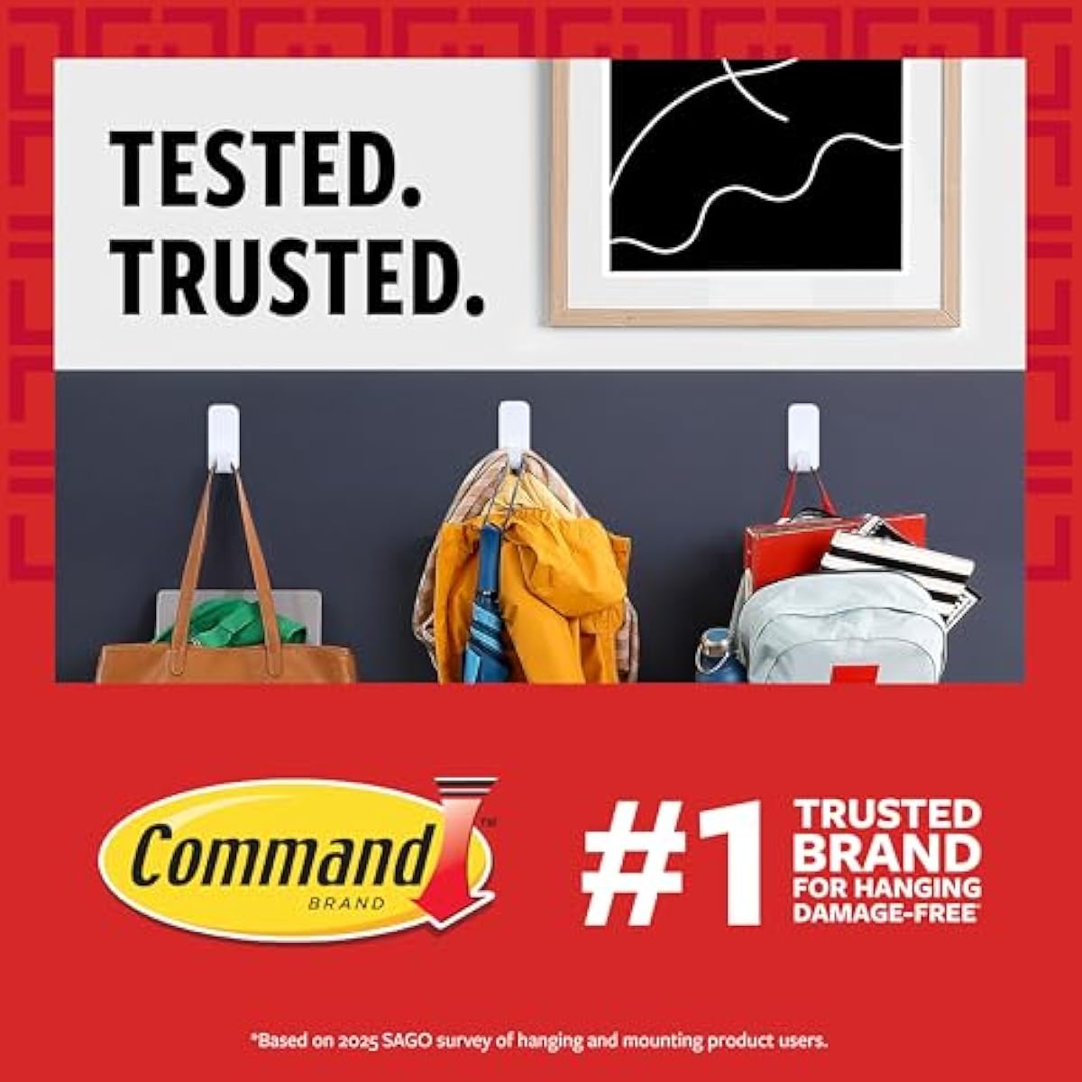 Command 20 lb XL 16 Pairs Heavyweight Picture Hanging Strips (32 Strips), Damage-Free Hangers for Picture Frames, No Tools Required, Ideal for Home Room Wall Decor, White Adhesive