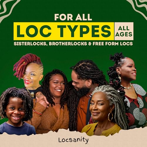Loc Spray - Locsanity Daily Moisturizing Rosewater & Peppermint Spray for Locs, Dreadlocks - Lightweight Frizz Control Hair & Scalp Moisturizer - Natural Loc Care (12 fl oz)