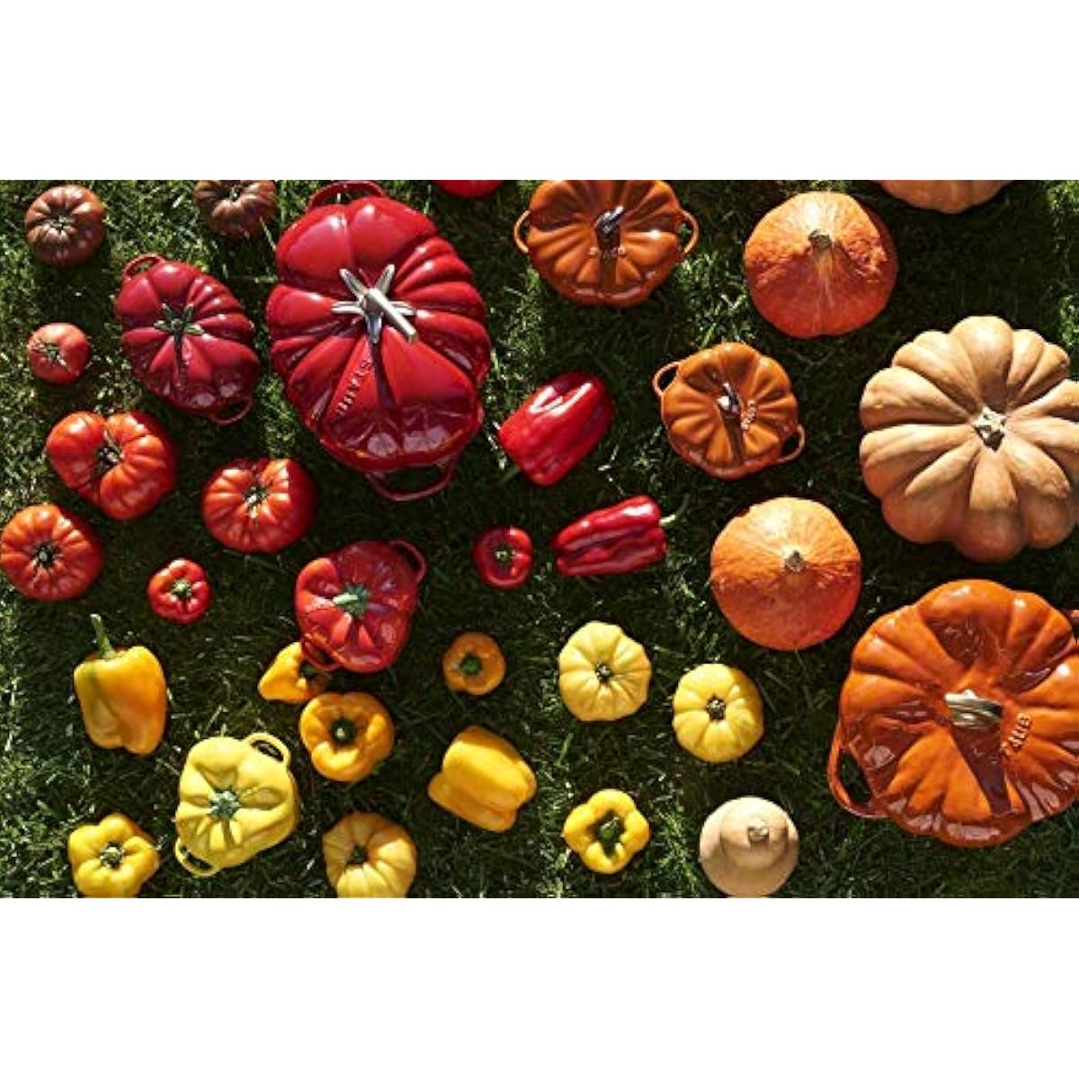 STAUB Zwilling Ceramic by Paprika Cocotte Yellow Ceramic Height 10.7 cm x Width 15.1 cm Volume 0.47 L