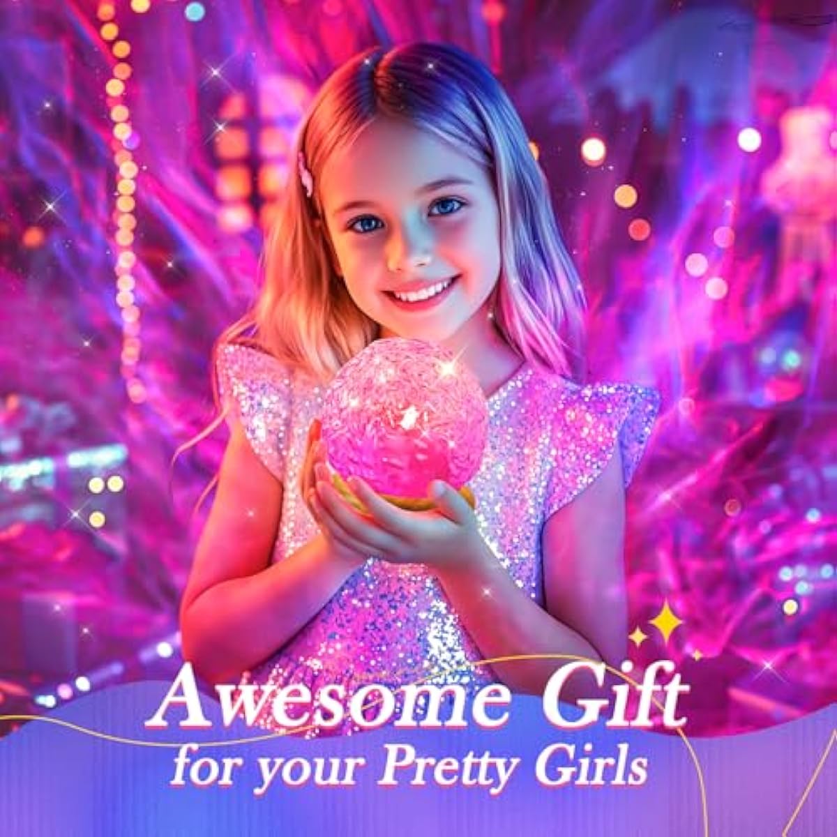 Ambient Lighting, 216 Modes Mood Lighting, 3-in-1 Sunset Lamp & Ocean Lamp & Northern Lights Projector with Remote, Room Lights for Bedroom,Gifts for Teenage Girls,13 Year Old Girl Gifts