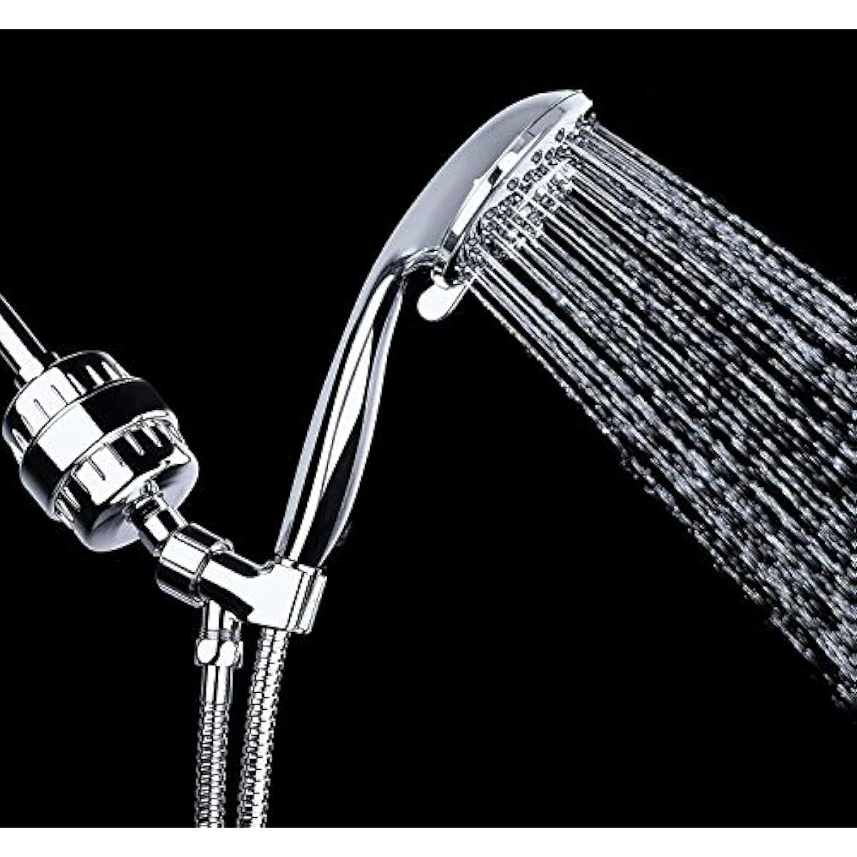 AquaBliss High Output Revitalizing Shower Filter - Reduces Dry Itchy Skin, Dandruff, Eczema, and Dramatically Improves The Condition of Your Skin, Hair and Nails - Chrome (SF100)