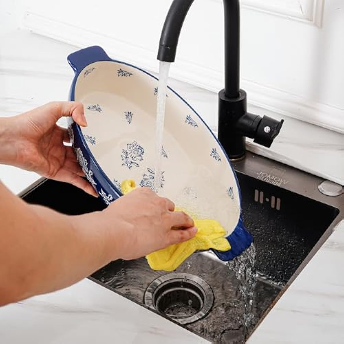 Wisenvoy Casserole Dish Baking Dish Ceramic Au Gratin Baking Dish Lasagna Pan Oval Casserole Dishes for Oven
