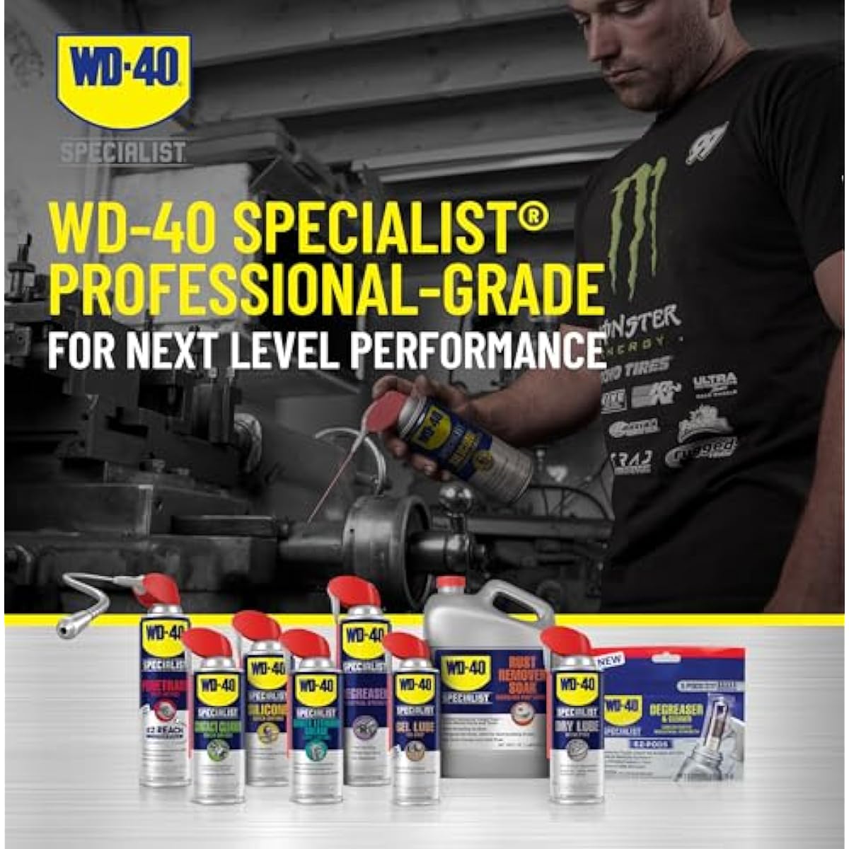 WD-40 Specialist Silicone Lubricant with SMART STRAW SPRAYS 2 WAYS, 11 OZ