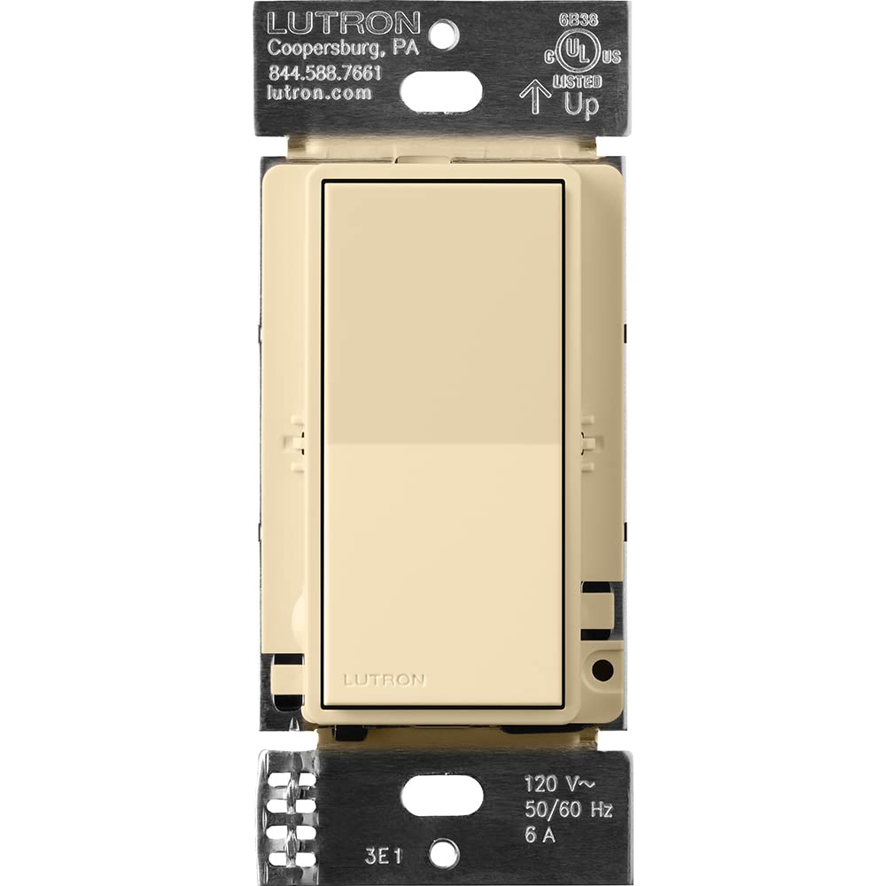 Lutron Sunnata Touch Dimmer Light Switch with Wallplate, LED+ Advanced Technology for LED and Incandescent, 3 Way/Multi Location, STCL-153MW-WH, White