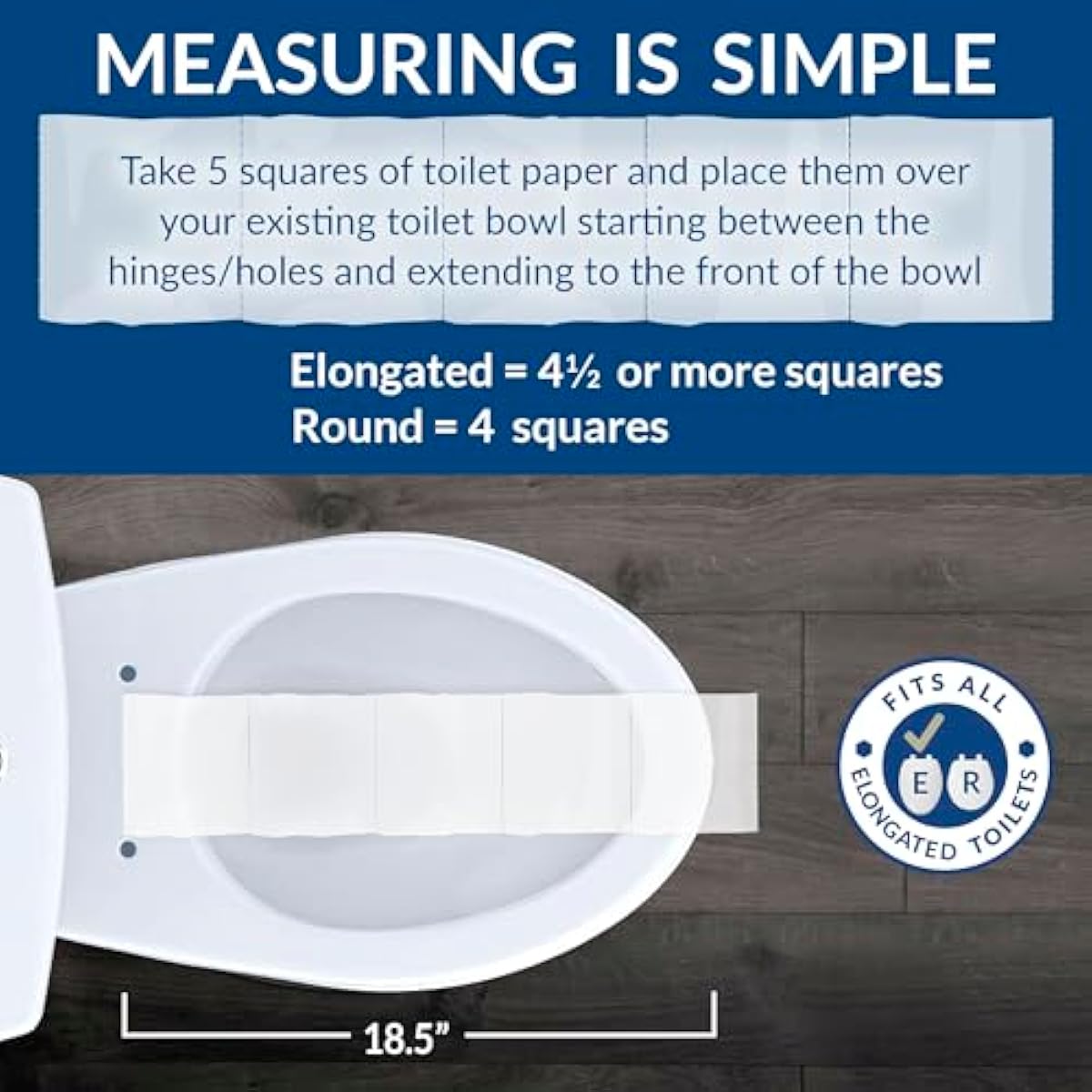 Bemis 1500EC 390 Lift-Off Wood Elongated Toilet Seat, Cotton White (Pack of 1)