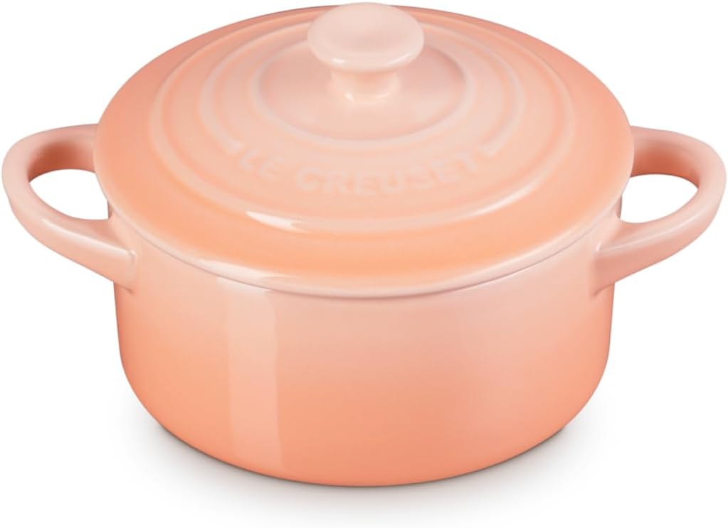 Le Creuset Stoneware Mini Round Cocotte, 8 oz., Soleil