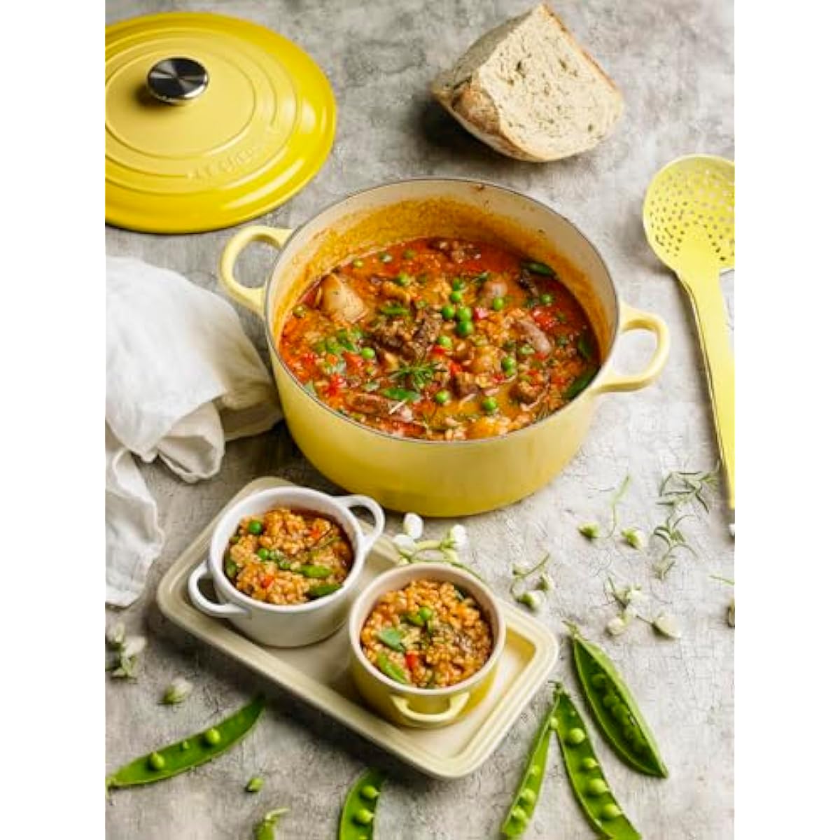 Le Creuset Stoneware Mini Round Cocotte, 8 oz., Soleil