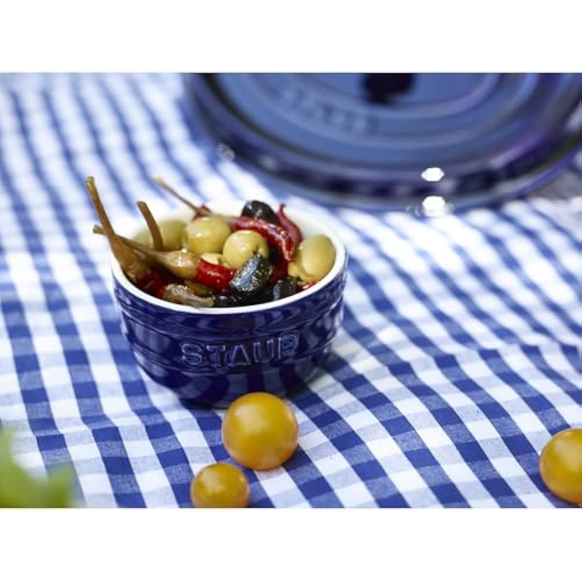 STAUB Ceramic Prep Bowl Set, 2-piece, Dark Blue