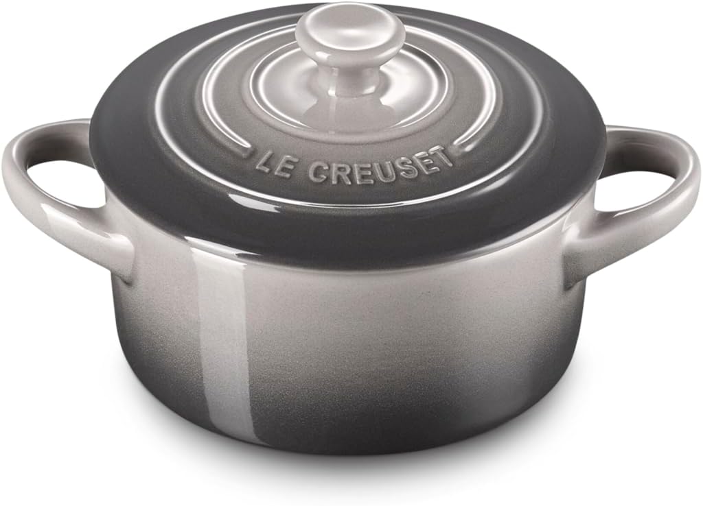 Le Creuset Stoneware Mini Round Cocotte, 8 oz., Soleil