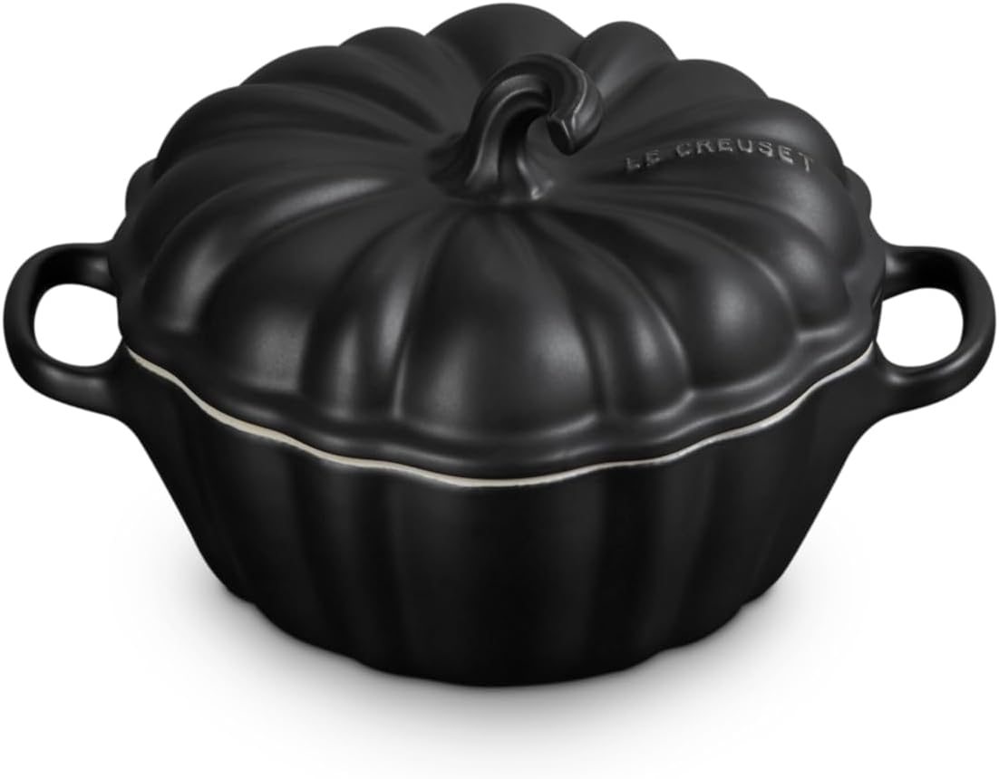 Le Creuset Stoneware Pumpkin Mini Cocotte, 12 oz., Olive