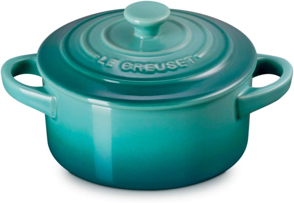Le Creuset Stoneware Mini Round Cocotte, 8 oz., Soleil