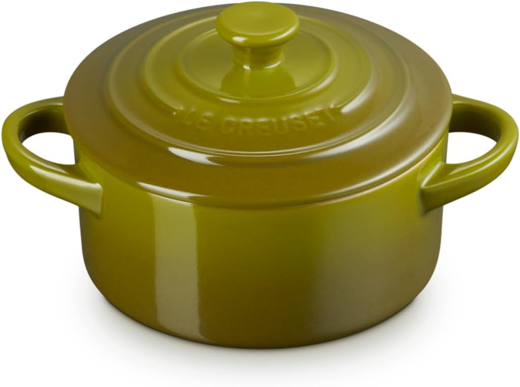 Le Creuset Stoneware Mini Round Cocotte, 8 oz., Soleil