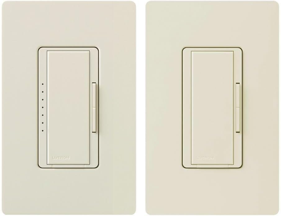 Lutron Maestro Dimmer Switch LED+ Digital Dimmer Kit for Dimmable LED, Halogen, and Incandescent Bulbs, 150-Watt, Multi-Location, MACL-153M-RHW-WH, White