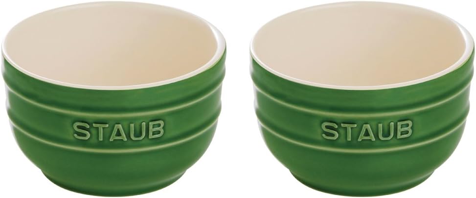 STAUB Ceramic Prep Bowl Set, 2-piece, Dark Blue