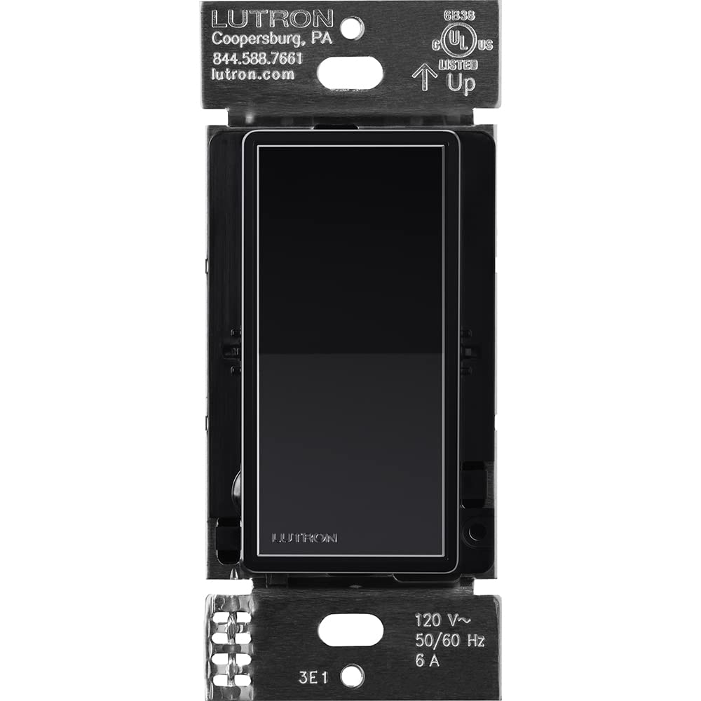 Lutron Sunnata Touch Dimmer Light Switch with Wallplate, LED+ Advanced Technology for LED and Incandescent, 3 Way/Multi Location, STCL-153MW-WH, White