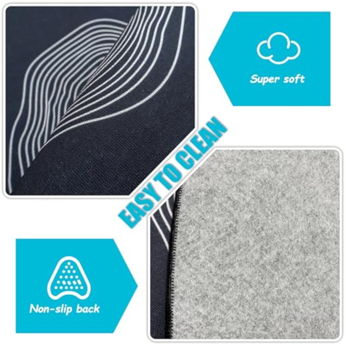 Large Classroom Rugs, ABC Alphabet Educational Area Rug for Kids,6ft Non-Slip Circle Abstract Carpet for Girls and Boys Bedroom,Carpet for Elementary Classroom,Play Rug 7 Seats,Nursery Rugs Washable