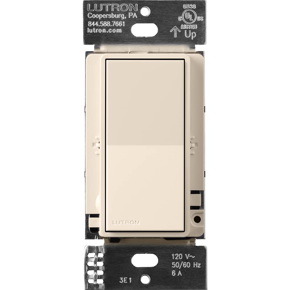 Lutron Sunnata Touch Dimmer Light Switch with Wallplate, LED+ Advanced Technology for LED and Incandescent, 3 Way/Multi Location, STCL-153MW-WH, White