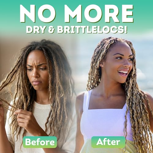 Loc Moisturizing Spray - Locsanity Grapefruit Coconut Lime Daily Hydrating Mist for Locs Dreads & Braids - Rosewater Scalp Moisturizer - 8 fl oz