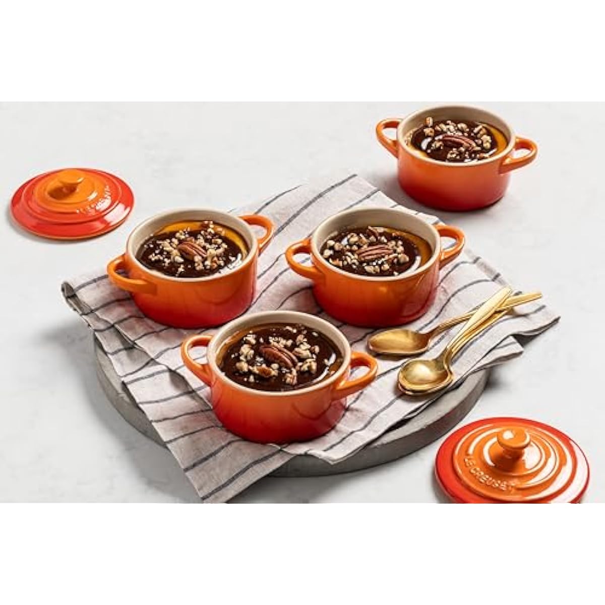 Le Creuset Stoneware Mini Round Cocotte, 8 oz., Soleil