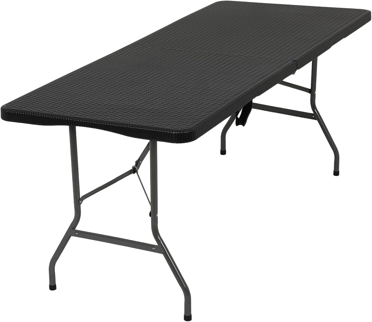 FDW Folding Half Portable Foldable Table for Parties Backyard Events (White, 6 FT 70 * 29) (White, 6 FT)