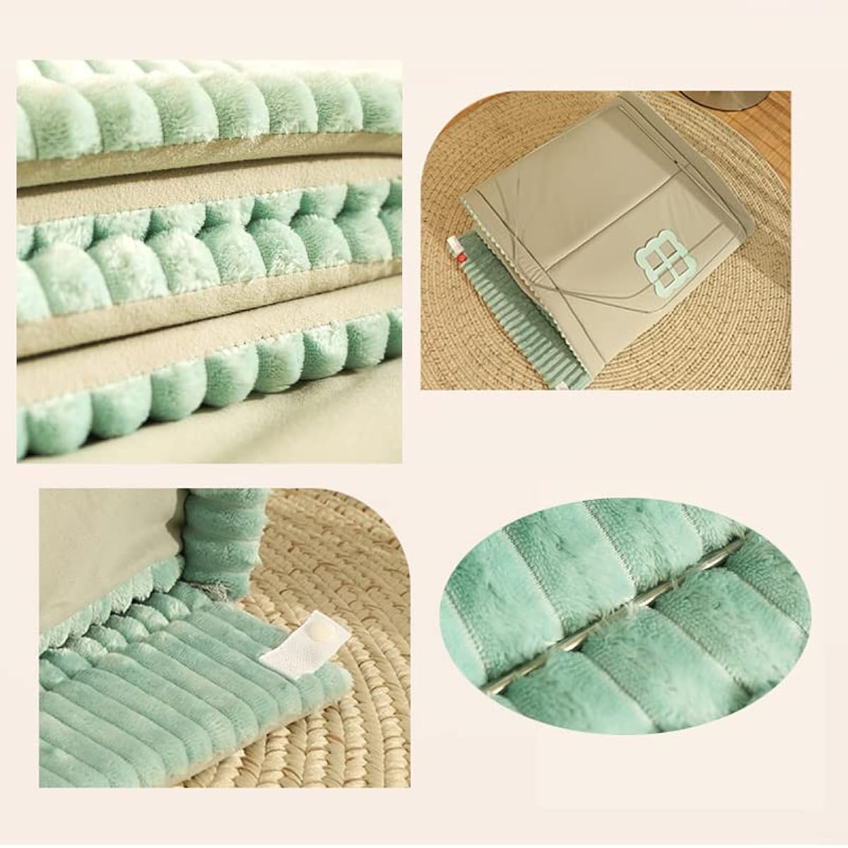 Dog Cave Bed,Cat House Winter Warm Dog House, Closed Winter Covered Dog Bed Cat Bed Tent, Dog Hideout Pet House Pet Bed All Seasons Applicable for Cat and Puppies Below 33lbs/15kg (A, Small)