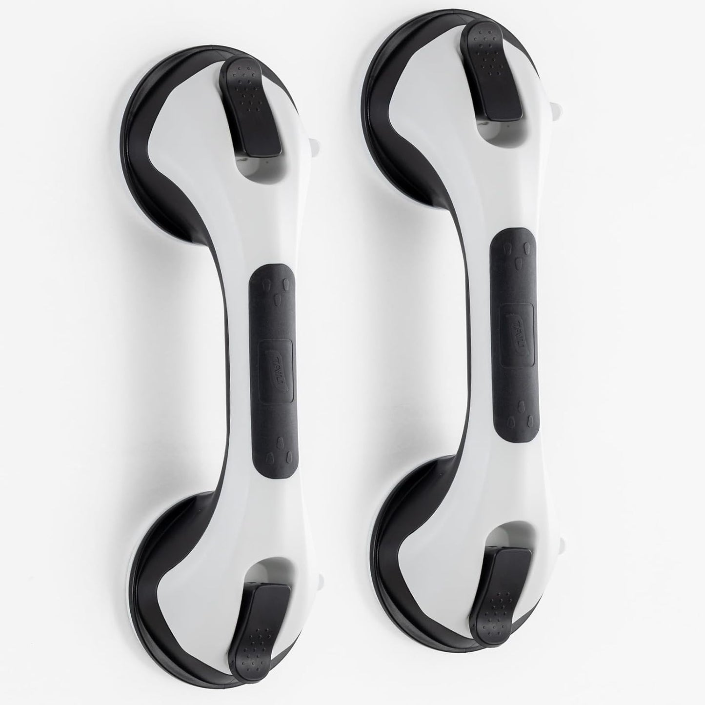 TAILI Grab Bars for Bathtubs and Showers 2 Pack Suction Grab Bar, Heavy Duty Shower Handle Removable Bath Handrails for Seniors and Elderly, Bathroom Safety Grip No Drilling Waterproof,Grey