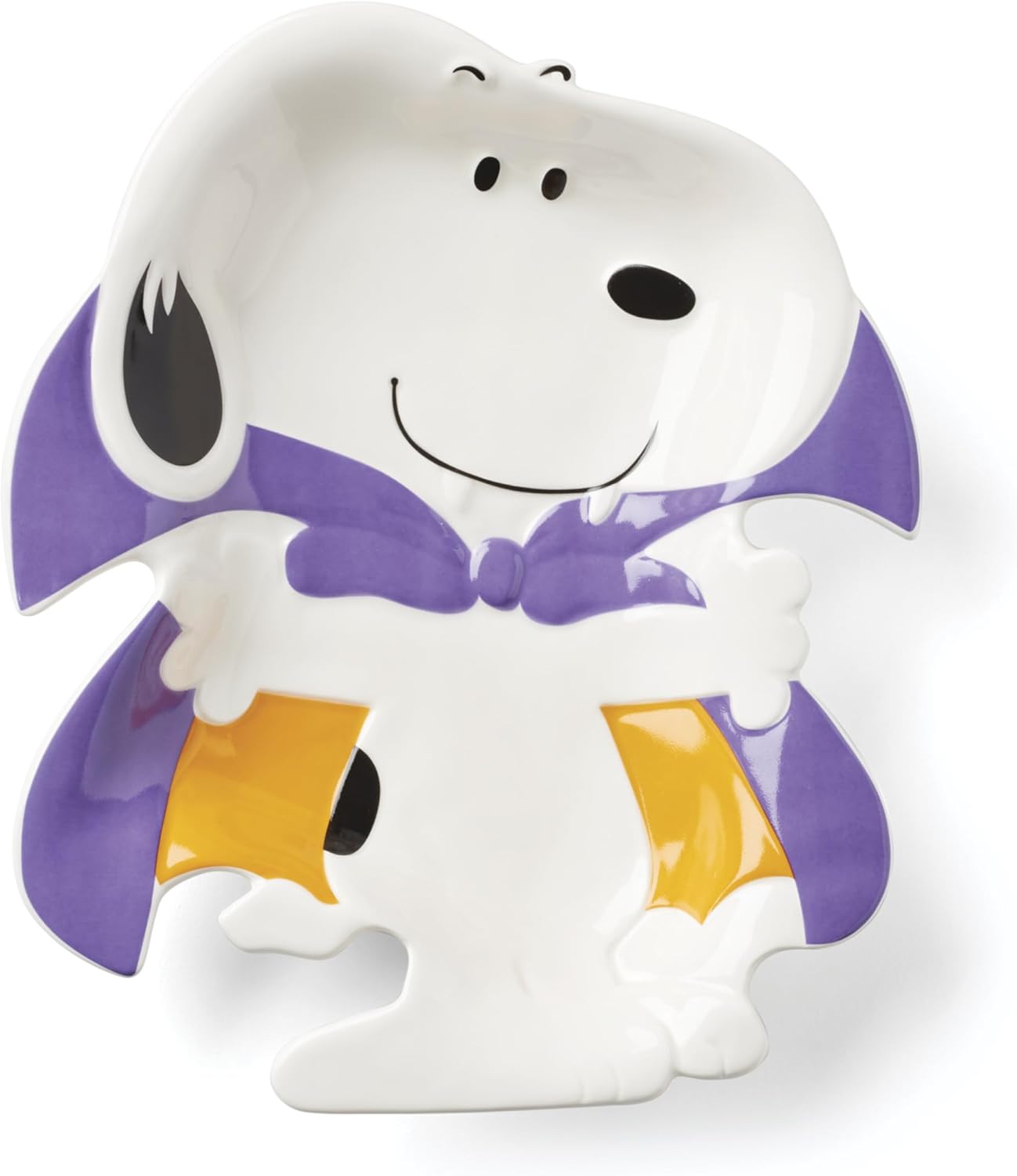Lenox Dinnerware Set, The Great Pumpkin Accent Plates, Assorted, Set of 4 Porcelain Plates, Halloween Plates, Hand Wash Only, Spooky Salad and Pasta Plate, Halloween Table Decorations (4 Pieces)