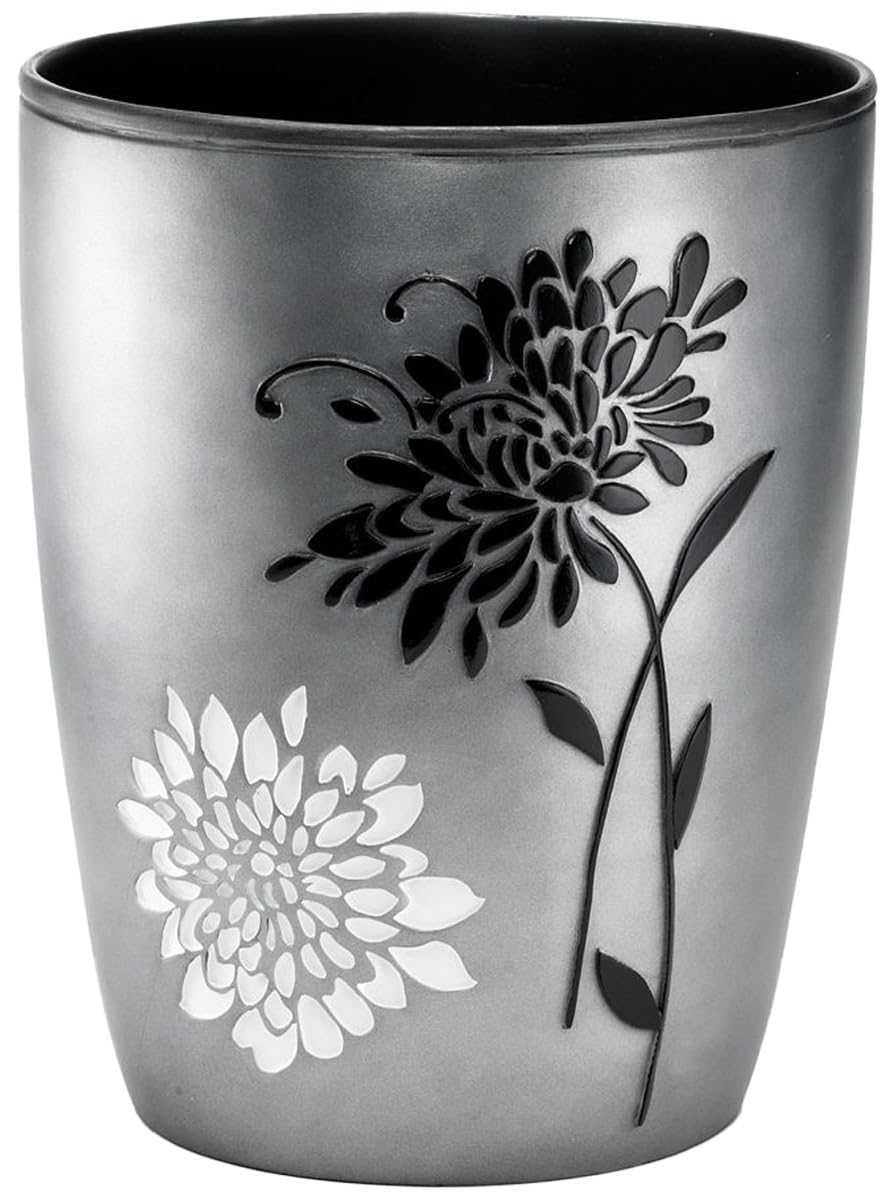 Zahari Home Decorative Trash Can for Bathroom, Office & Bedroom - 2.1 Gallons Stylish & Small Trash Can for Dorms, Desktop & Restroom - Chic Waste Basket for Compact Spaces, Capri