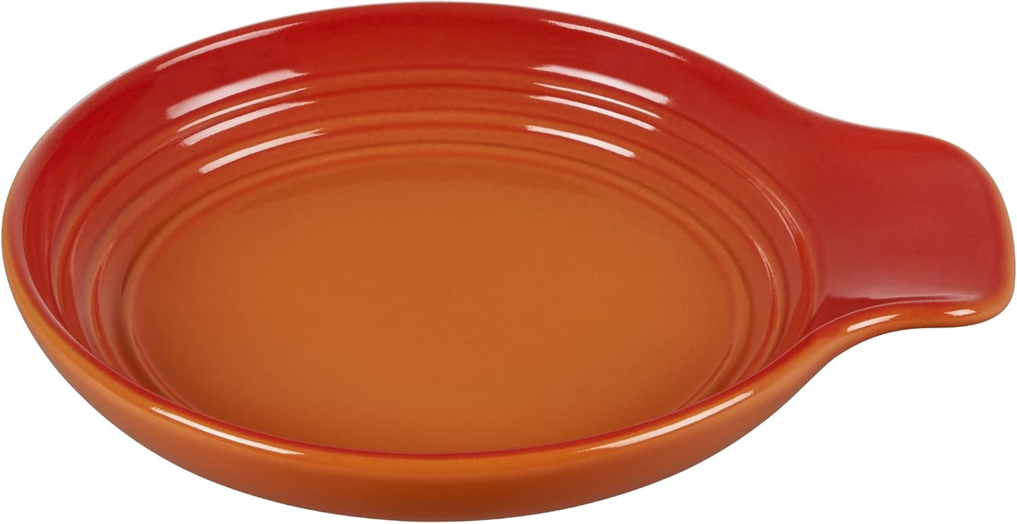 Le Creuset Signature Stoneware Spoon Rest, 6 Inches, White