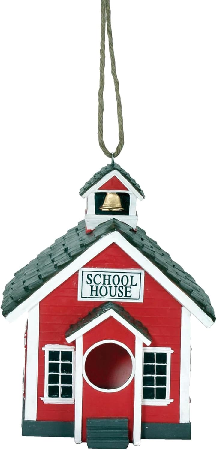 Spoontiques - Birdhouse - Garden Décor - Decorative Bird House for Yard and Garden Decoration - Hanging Novelty for Outdoor Patio - Church Birdhouse