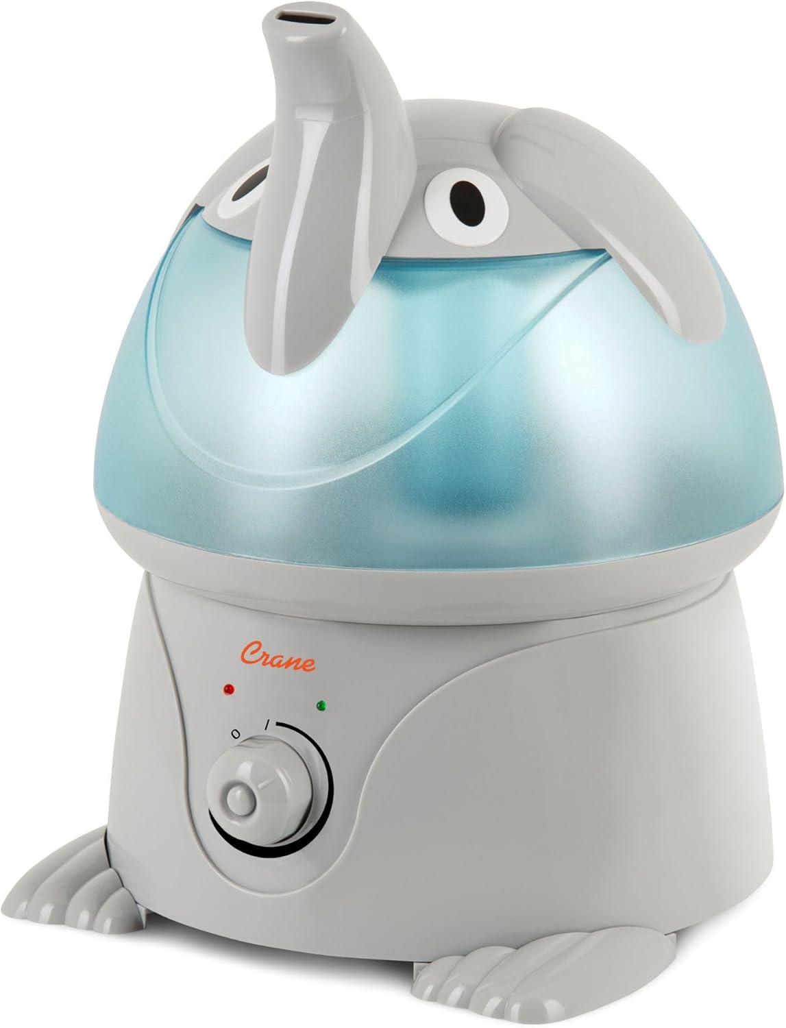 Crane 1 Gallon Animal Cool Mist Ultrasonic Humidifier for Kids' Bedroom and Nursery, Automatic Shut off, Adjustable Output, Fox