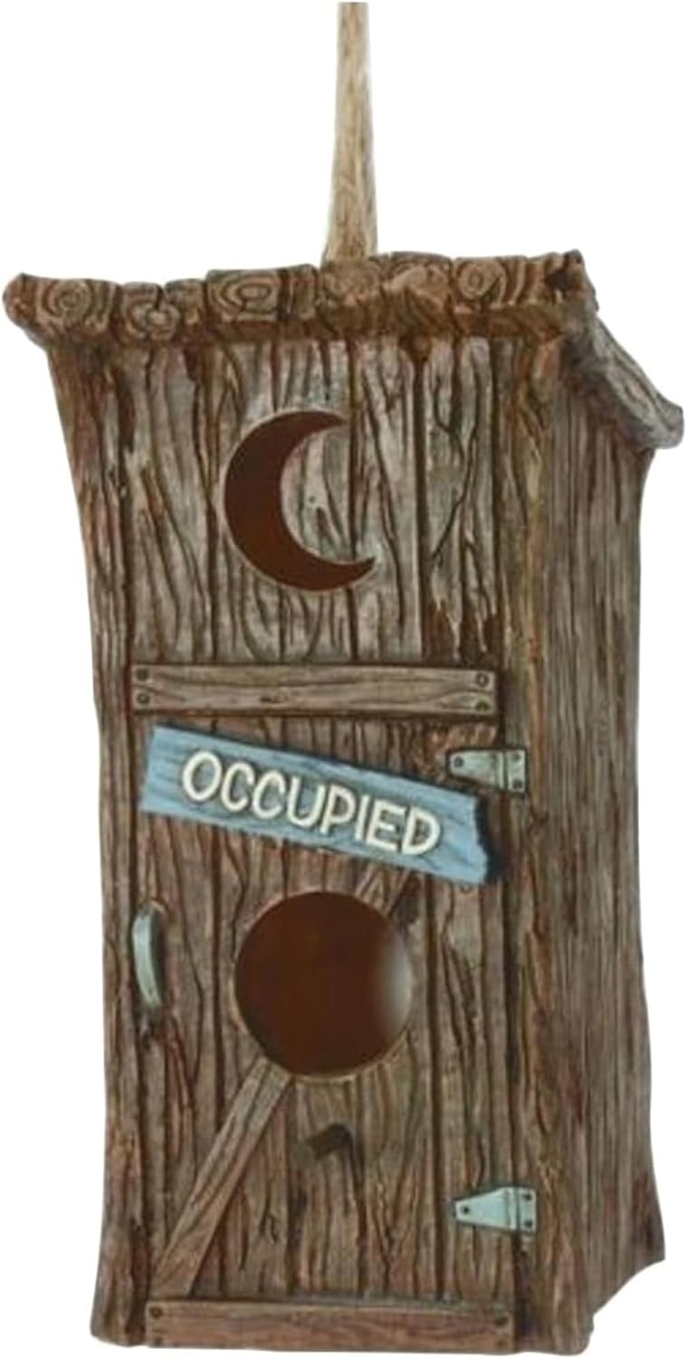 Spoontiques - Birdhouse - Garden Décor - Decorative Bird House for Yard and Garden Decoration - Hanging Novelty for Outdoor Patio - Church Birdhouse